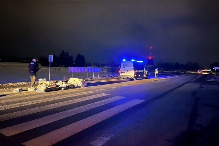 Nocna kontrola ITD na drodze